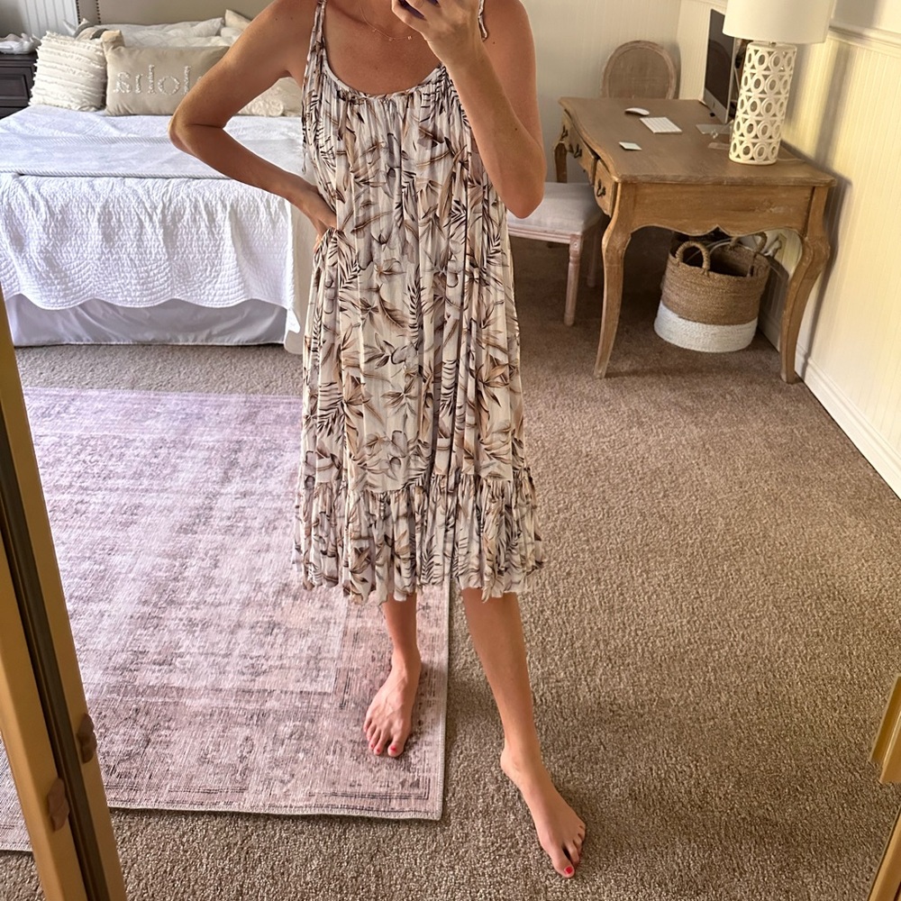 Tropical midi Mikoh dress